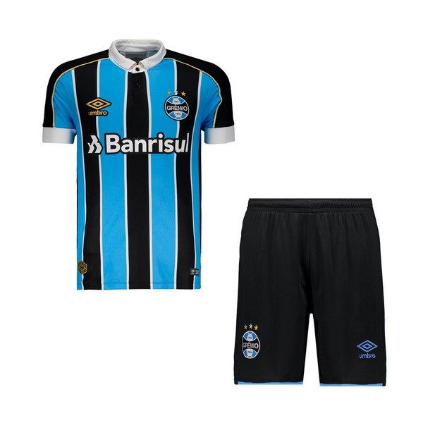 Maillot Football Grêmio FBPA Domicile Enfant 2019-20 Bleu Noir